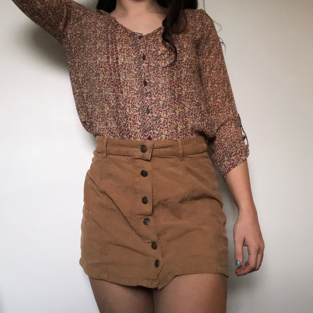 Mossimo Sheer Floral Blouse